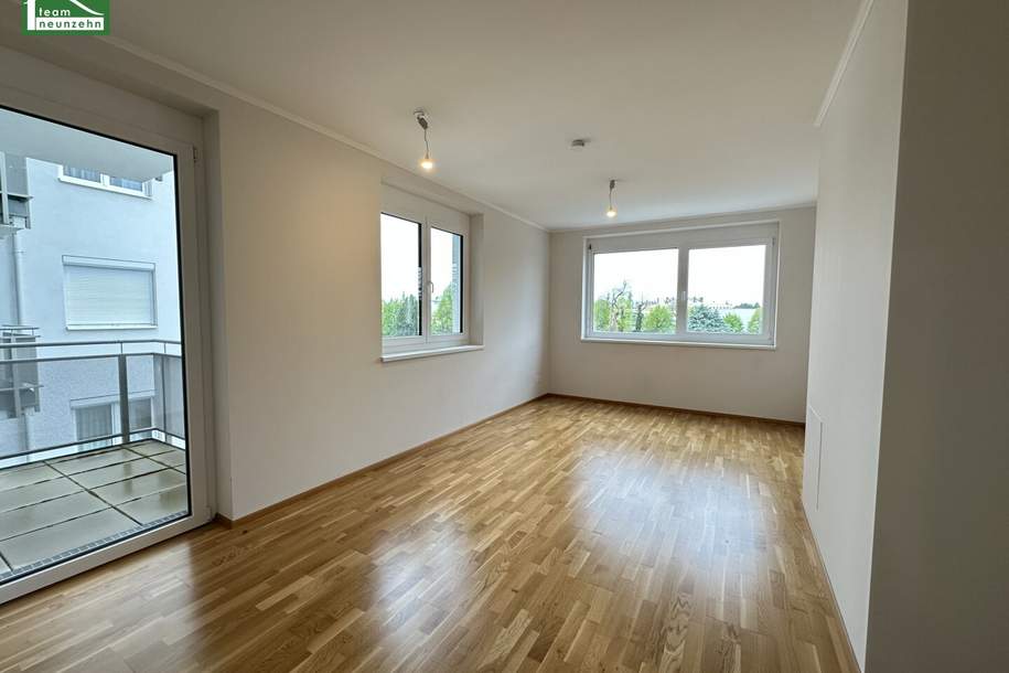 Hochwertige Wohnung mit großem Balkon nahe S-Bahn und Schwechat Zentrum! GEMEINSCHAFTLICHE DACHTERRASSE! - JETZT ZUSCHLAGEN, Wohnung-miete, 972,83,€, 2320 Bruck an der Leitha
