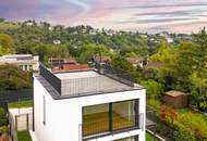 MINI VILLA AM HACKENBERG MIT CA. 37m² DACHTERRASSE UND IMPOSANTEM WEITBLICK AUF DIE CITY - EIGENGRUND IM KLEINGARTEN - GANZJÄHRIG BEWOHNBAR
