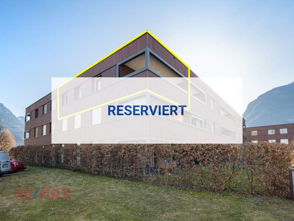 Moderner Wohnkomfort mit Alpenpanorama – Neuwertige 3-Zi-Wohnung in Bürs!