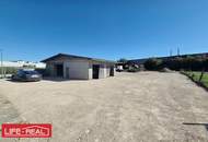 Außenlagerfläche mit Garage im Ennshafen!