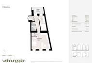 Moderne 2-Zimmer-Wohnung mit großzügiger Wohnküche und Terrasse