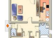 Idyllisch leben am Stadtrand – Lichtdurchflutete Wohnung mit Balkon ins Grüne