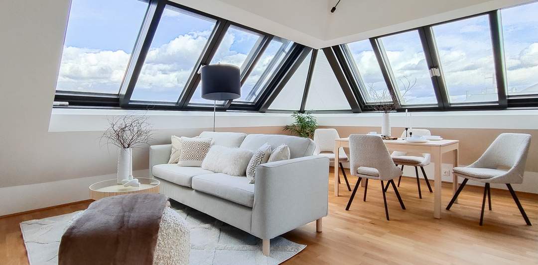 Der Vorsorgetraum: 2-Zimmer-Wohnung mit Terrasse im 2. Dachgeschoss | beim Matznerpark mit Grünblick