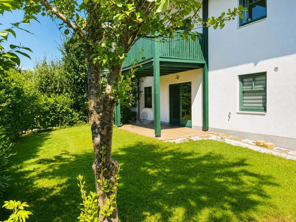 Preisreduktion! WOHNEN WIE IM EIGENEN HAUS ? ERDGESCHOSSWOHNUNG MIT GROßEM PRIVATGARTEN IN MONDSEE