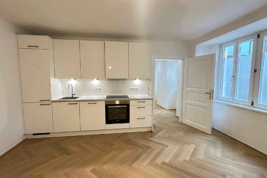 Altbau-Maisonette in unmittelbarer Nähe zum Naschmarkt, Wohnung-miete, 1.427,80,€, 1060 Wien 6., Mariahilf