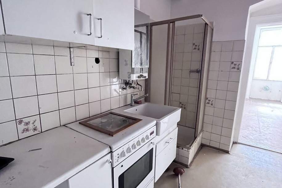 Südseitig ausgerichtete Garconniere in saniertem Altabauhaus am Meidlinger Tivoli!, Wohnung-kauf, 85.000,€, 1120 Wien 12., Meidling