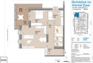 Exklusiv Wohnen im Projekt Grünblick mit U2-Anbindung! 3 Zimmer Erstbezugswohnung inkl. Balkon, Poolnutzung, Fitnessraum, uvm.!