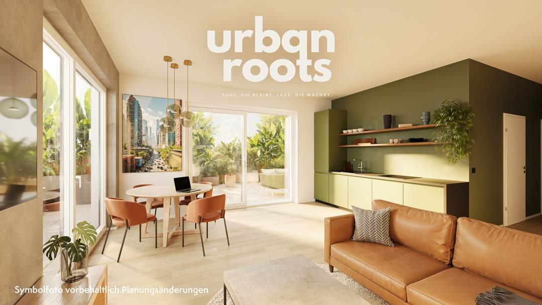 URBAN ROOTS – Top Floor mit Stil - Südostwohnung mit großer Terrasse im letzten Obergeschoss.