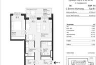 Moderne 2-Zimmerwohnung mit Westbalkon