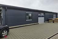 Hochwertig ausgestattete Halle mit Werkstattwidmung/Lagerflächen/Auslagen/ großzügige Freiflächen-alle Nebenräume!!