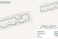 Dachgeschoss - Neubau - Büro mit großer Rundum-Terrasse nahe U3! Provisionsfrei!