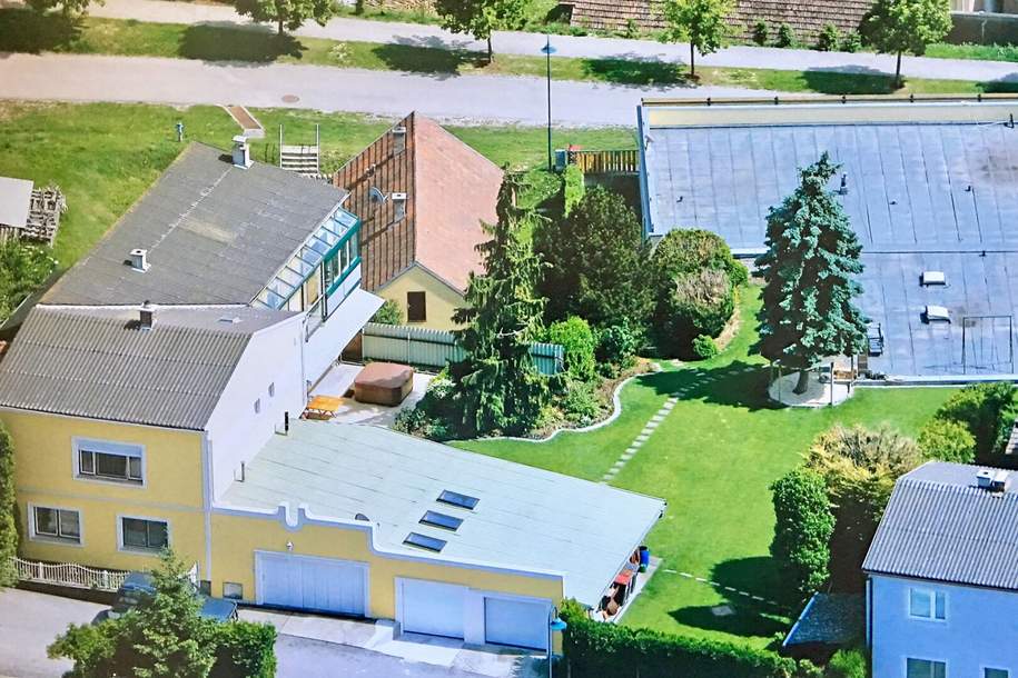 Einzigartiges Liegenschaftspaket! Familiensitz mit Lagerhalle und Gewölbekeller Nähe TULLN, Haus-kauf, 990.000,€, 3701 Tulln