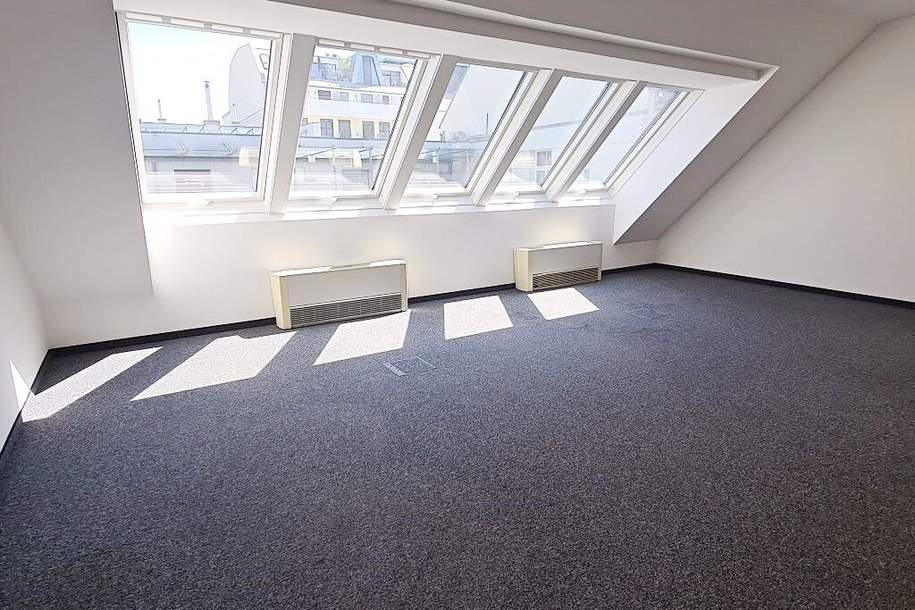 KLIMATISIERTES 50 m2 Coworking-Büro, Shared Office, 1 Zimmer, Gemeinschaftsküche, Tower-Server, 2 Toiletten, Siebenbrunnengasse, Gewerbeobjekt-miete, 706,57,€, 1050 Wien 5., Margareten