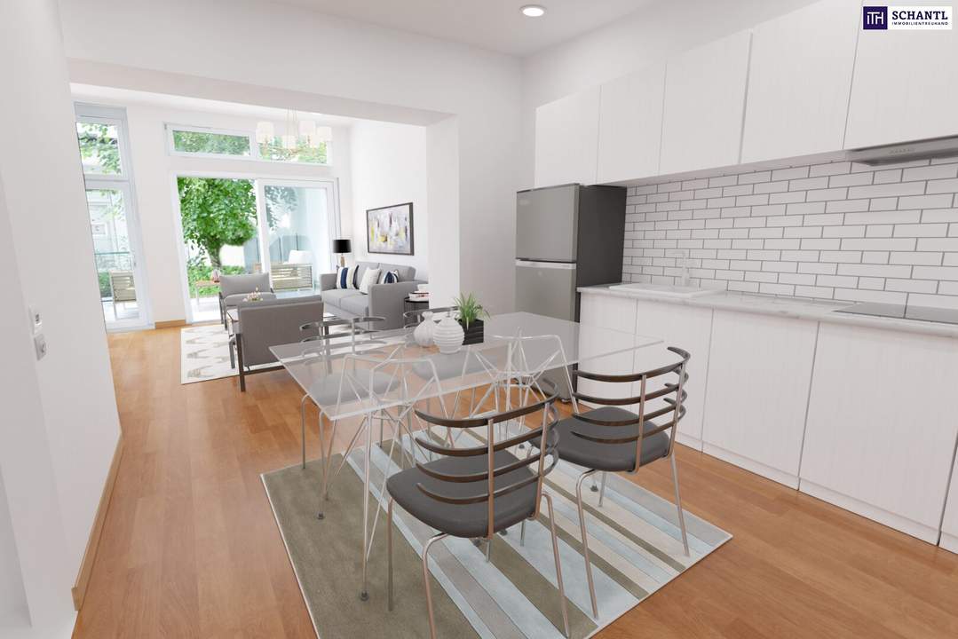 Einziehen & wohlfühlen - neu sanierte 3-Zimmer-Gartenwohnung mit Altbauflair, moderner Technik und privatem Rückzugsort im Grünen