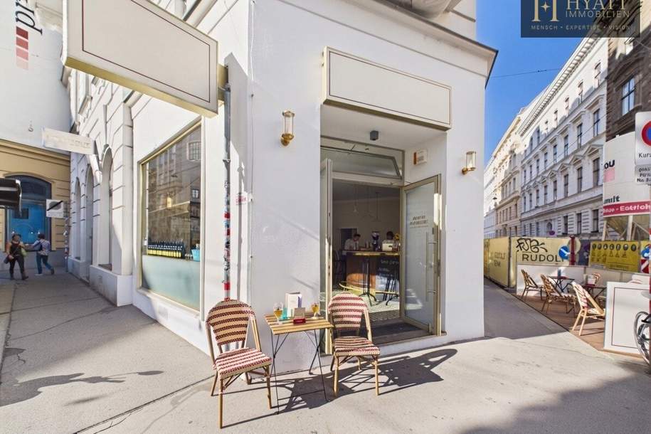 Café|Delikatessen - Gastro light in prominenter Lage - perfektes und funktionierendes Konzept zur Direktübernahme!, Gewerbeobjekt-miete, 1.630,27,€, 1080 Wien 8., Josefstadt