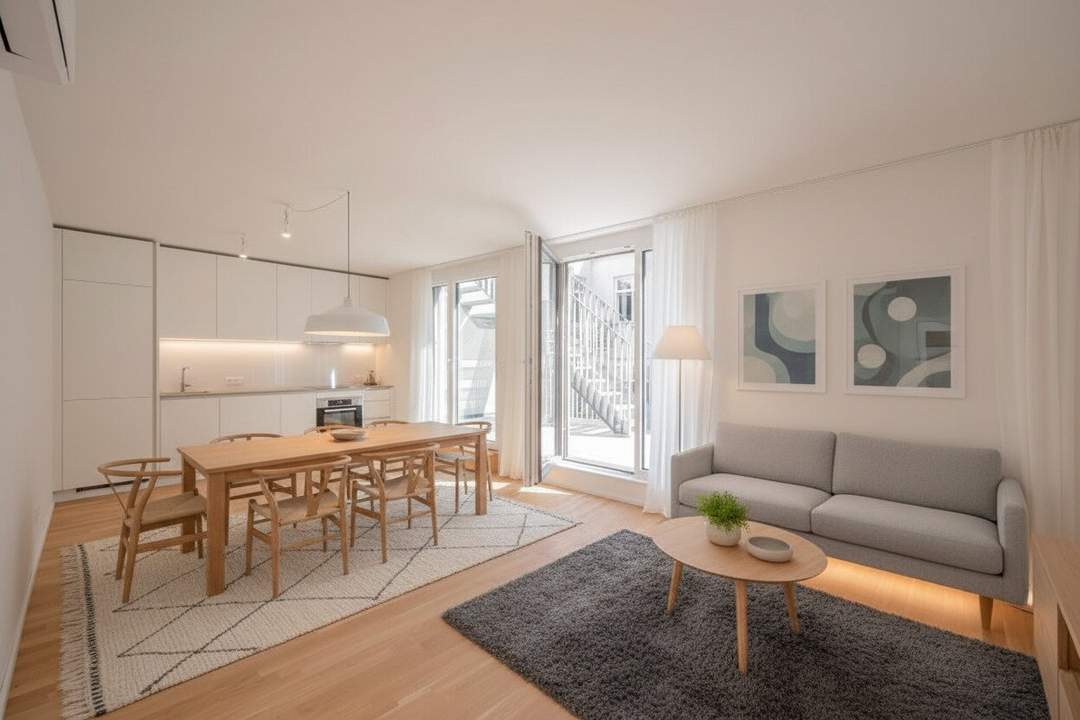 ++NEU++ hochwertiger 2-Zimmer Dachgeschoss-ERSTBEZUG mit 4 Terrassen! Provisionsfrei