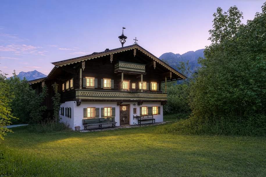 Historisches Bauernhaus in Grün-Ruhelage, Haus-kauf, 1.260.000,€, 6383 Kitzbühel