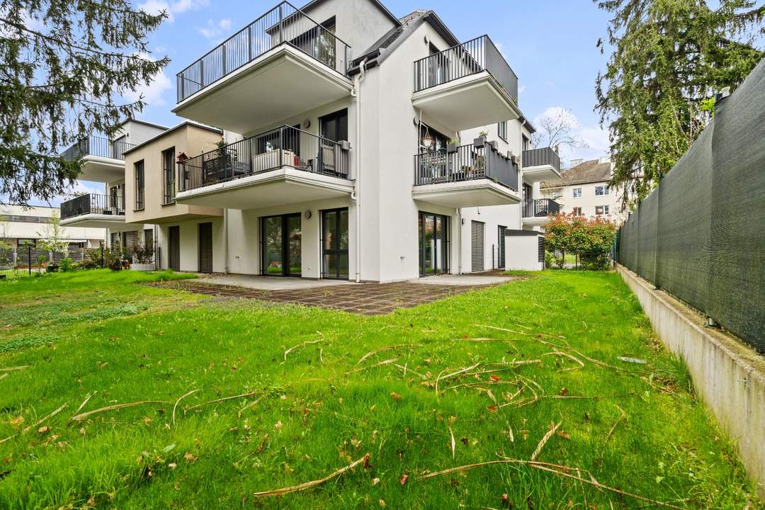 Gartenwohnung in 1230 Wien, barrierefrei – 4 Zimmer, Terrasse,Garten und Stellplatz