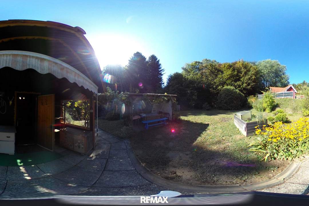 Idyllisches Feriengrundstück mit Holzhaus in Grünruhelage nahe Gleisdorf