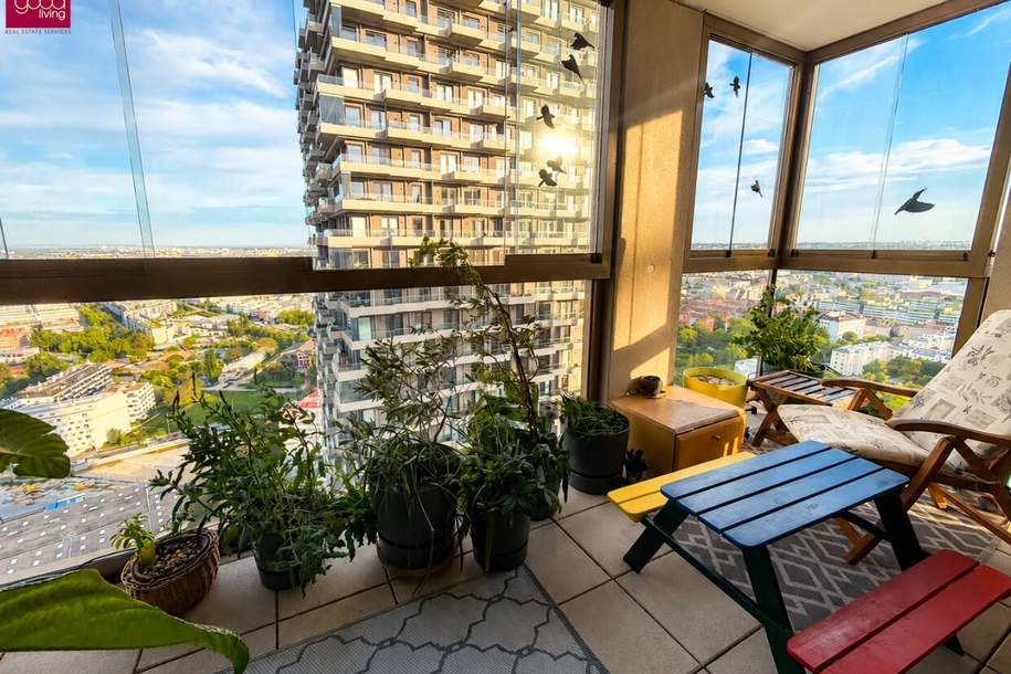 High-Floor Living im Helio Tower – Stilvolle 3-Zimmer-Wohnung mit Panorama-Fernblick, Wohnung-kauf, 635.000,€, 1030 Wien 3., Landstraße