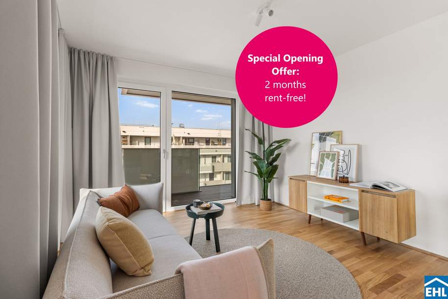 Vienna City Flair & Nature Combined: Living at Nordwestbahnhof, Wohnung-miete, 1.205,40,€, 1200 Wien 20., Brigittenau