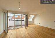 Exklusive Maisonette-Dachgeschosswohnung mit drei Terrassen &amp; Masterbereich