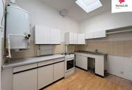 Sanierungsbedürftige Dachgeschosswohnung | 5 Zimmer | Nahe U4 Pilgramgasse