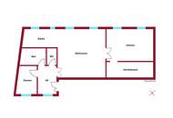 U3-Station in nur wenigen Gehminuten erreichbar - Lift im Haus - Innenhof ausgerichtet