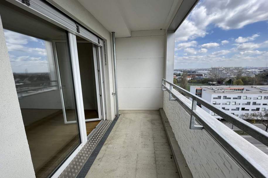 Q11 Leben in Simmering - Traumhafter Ausblick - Loggiawohnung mit 3 Zimmern und Deckenkühlung!, Wohnung-miete, 1.049,00,€, 1110 Wien 22., Donaustadt