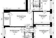 Ruhiges Wohnen im letzten Stock – 3-Zimmer-Wohnung mit Loggia! Wohnung wird im Mai 2026 GENERALSANIERT!