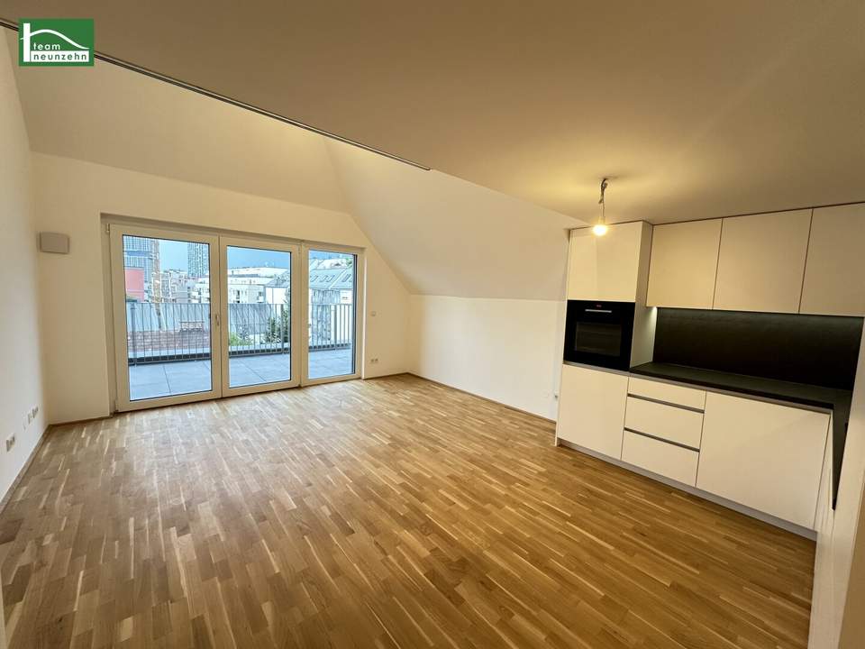 Erstbezugs-Maisonette nahe Kagraner Platz mit Galerie, Küche, großer Terrasse und top Ausstattung! Kahlenberg-Blick - JETZT ANFRAGEN