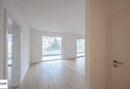 Erstbezug: westseitige 2-Zimmer-Wohnung mit großer Terrasse
