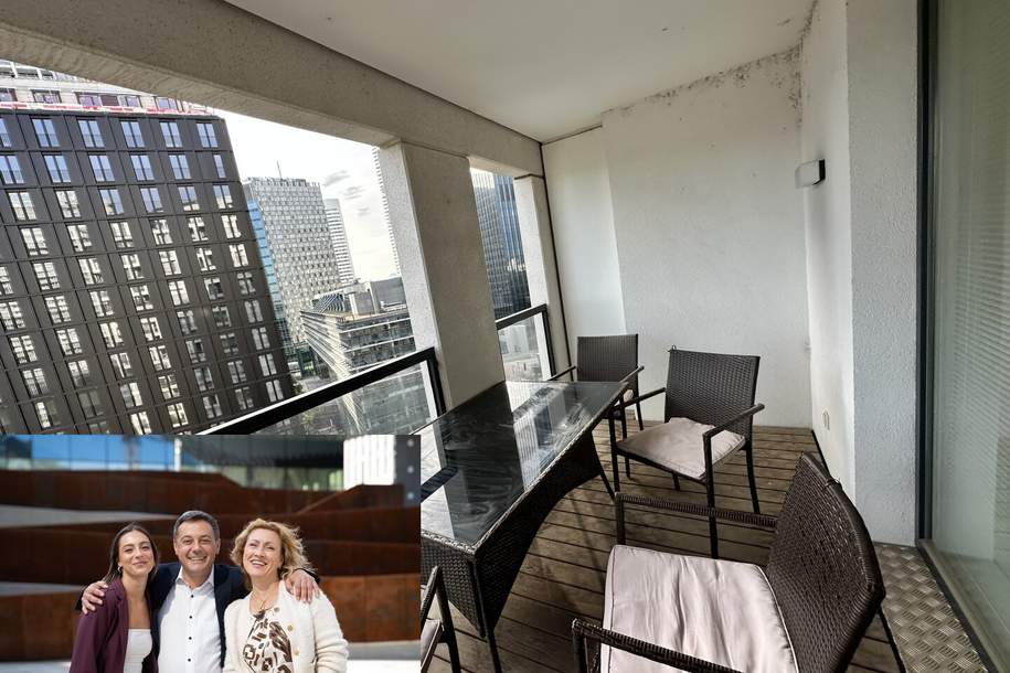 Möblierte 2 Zimmer mit Loggia, Fitness & Sauna im Haus nahe UNO-City / VIC!, Wohnung-miete, 1.650,00,€, 1220 Wien 22., Donaustadt