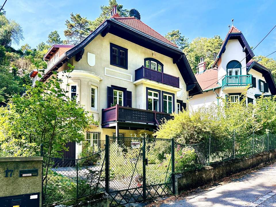Jagdvilla aus 1910 - vollrenoviert - Top Ruhelage -10 Minuten zu Fuß in die Innenstadt von Baden