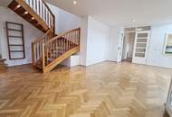 TOPLAGE, BÖRSE-NÄHE, klimatisierte 157 m2 Maisonette mit 18 m2 Terrasse, 4 Zimmer, Küche, Wintergarten, 2 Bäder, Zelinkagasse