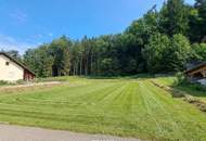 Baugrundstück in Waldrandlage - Fernblick, Naturidyll und Abendsonne inklusive - Aschach a. d. Steyr/Am Hang