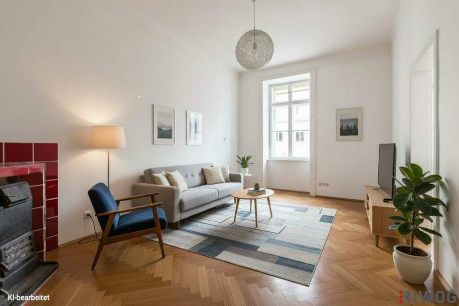 HOFLAGE mit GRÜNBLICK | Sanierungsbedürftiger Altbau | Bewilligte Planung inkl. bewilligtem Balkon | Nähe Einsiedlerpark, U4 Margaretengürtel, künftiger U2-Station Reinprechtsdorfer Straße, Wohnung-kauf, 159.000,€, 1050 Wien 5., Margareten
