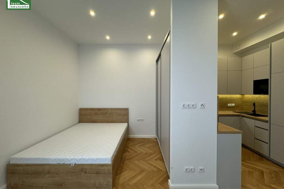 All inclusive Miete - perfekt aufgeteilte 1-Zimmer Wohnung - möbliert - 6 Monate befristet. - WOHNTRAUM, Wohnung-miete, 948,73,€, 1030 Wien 3., Landstraße