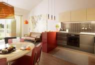Wohnbaugeförderte 3,5-Zimmer DG Wohnung (Energieklasse B/A+) mit 12m² Balkon, Eigengarten u. 2 Parkplätzen