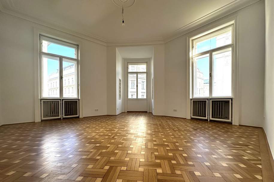 Neu saniert - 3 Zimmer Altbauwohnung mit sehr guter Verkehrsanbindung, Wohnung-miete, 2.350,00,€, 1010 Wien 1., Innere Stadt