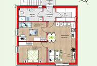 Wohnung im Doppelhaus-Stil | 3 Zimmer | 71 m² Wohnfläche | mit Balkon, Eigengarten &amp; 2 Parkplätzen