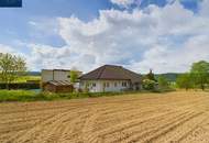 WACHAU Nähe Stift Göttweig - Eggendorf bei Paudorf - Einfamilienhaus mit Garten, Terrasse und Gewerbeflächen