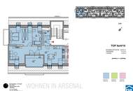 Großzügige 2-Zimmer-Dachgeschosswohnung mit sonniger Terrasse!