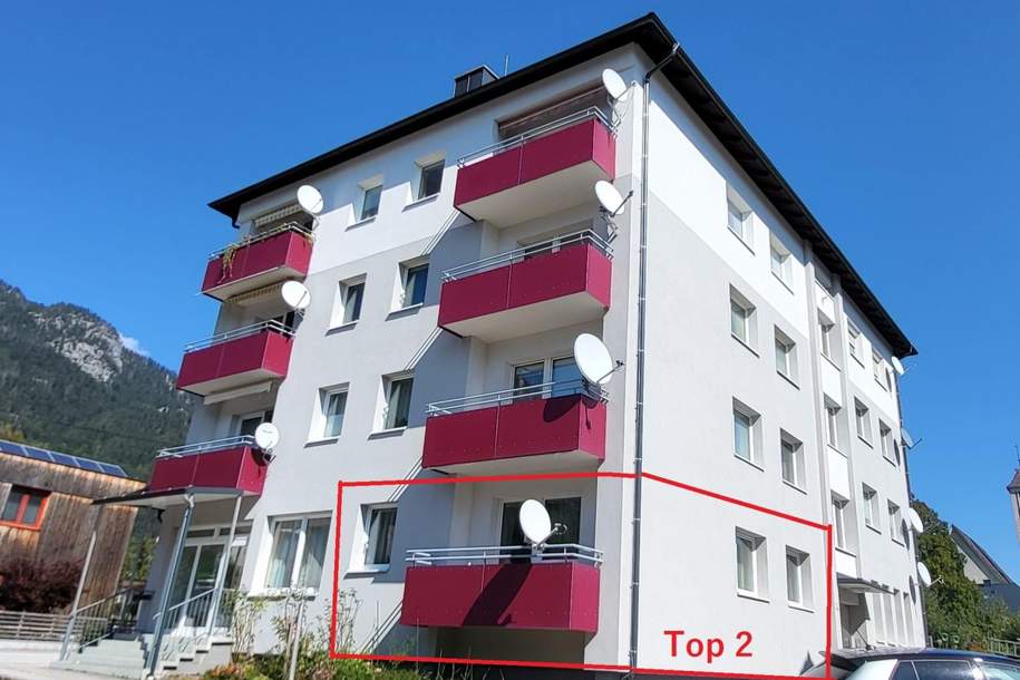 NEUER PREIS!!! Ideale 2-Zimmer-Wohnung mit Balkon in Stainach!, Wohnung-kauf, 124.000,€, 8950 Liezen