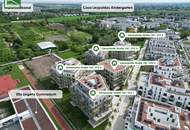 Hervorragende 2.Zimmer mit Terrasse im begehrten Niedrig-Energie-Standard – Provisionsfreier Erstbezug im "Hirschfeld"