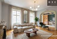 EINZIGARTIGER ALTBAU-TRAUM IM BOTSCHAFTSVIERTEL, STUCK, KAMIN, BELETAGE, 3D-RUNDGANG
