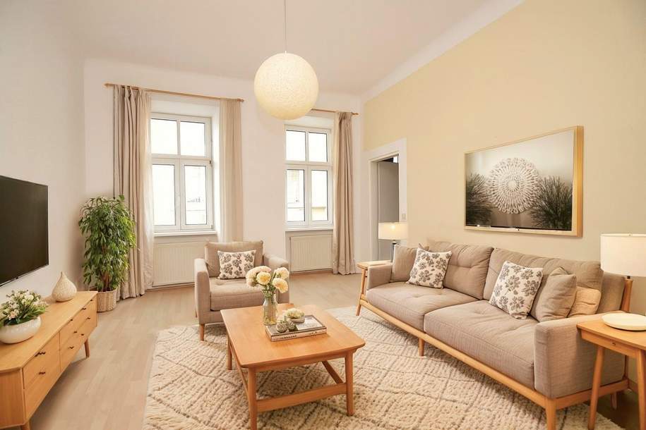 Charmante 2-Zimmer-Altbauwohnung in zentraler Lage!, Wohnung-kauf, 215.000,€, 1160 Wien 16., Ottakring