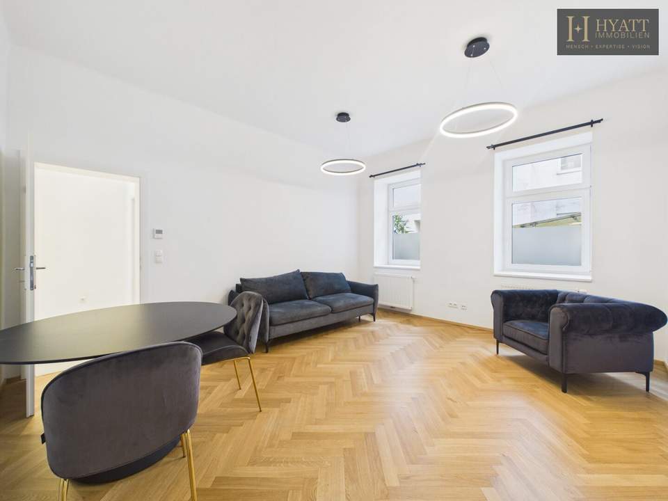 Stilvoll sanierter Altbau mit ca. 34 m² Garten in der Leopoldstadt