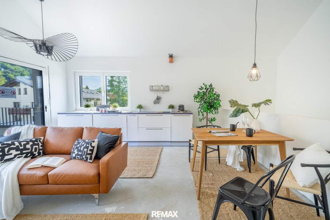 Lichtdurchflutete Neubauwohnung im Penthouse-Stil in Salzburg