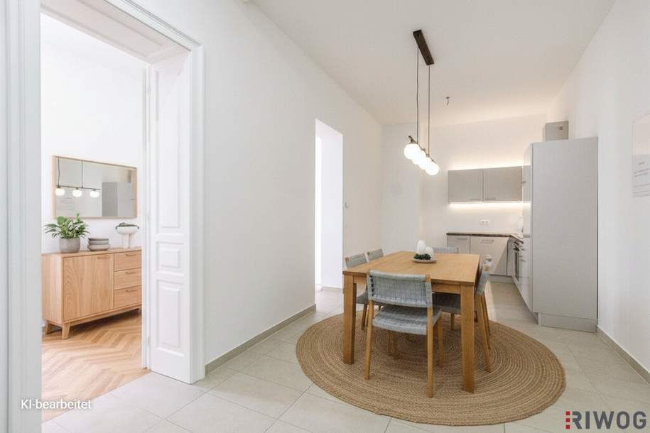 Sanierte STILALTBAU-WOHNUNG | PARKBLICK | KEIN DIREKTES GEGENÜBER | Ca. 2 Min. zur U4 SCHÖNBRUNN | Ca. 15 Min. in den 1. Bezirk, Wohnung-kauf, 360.000,€, 1150 Wien 15., Rudolfsheim-Fünfhaus